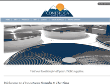 Tablet Screenshot of conestogahvac.com